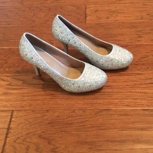 Brand new Silver Sparkle Heels